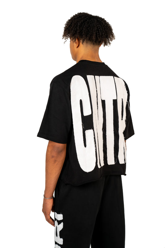 "CENTURI" BLACK TEE